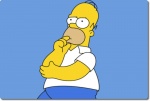 Homer pensando